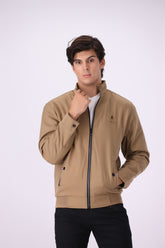 L-BROWN JACKET COTTON (986)